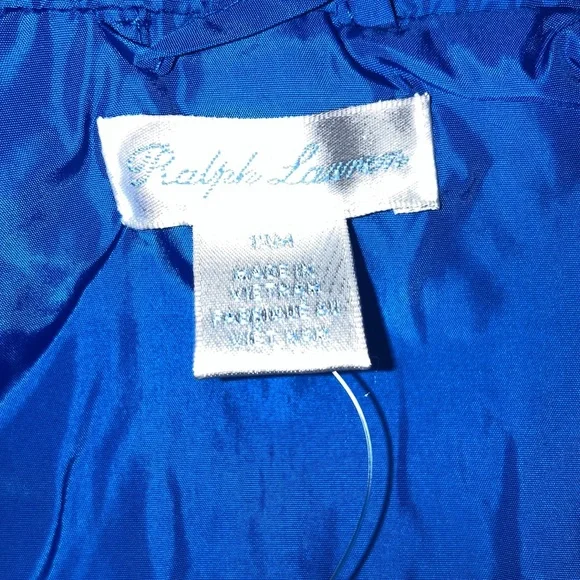 NWT RALPH LAUREN POLO Rain Coat - Wind Breaker Infant Baby Size 12 Month RL POLO - Picture 8 of 10